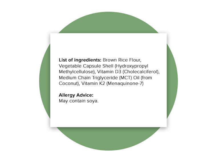 Vitamin D3 & K2 MK7 with MCT Oil Hey Nutrition