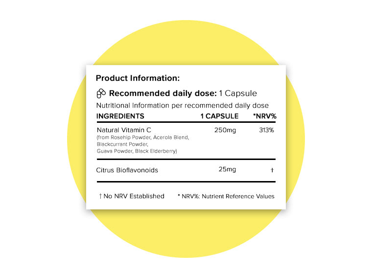 Natural Vitamin C Complex Hey Nutrition